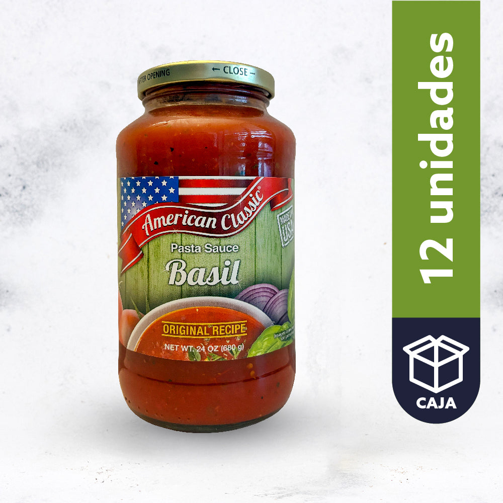 American Classic Basil Pasta Sauce 680g