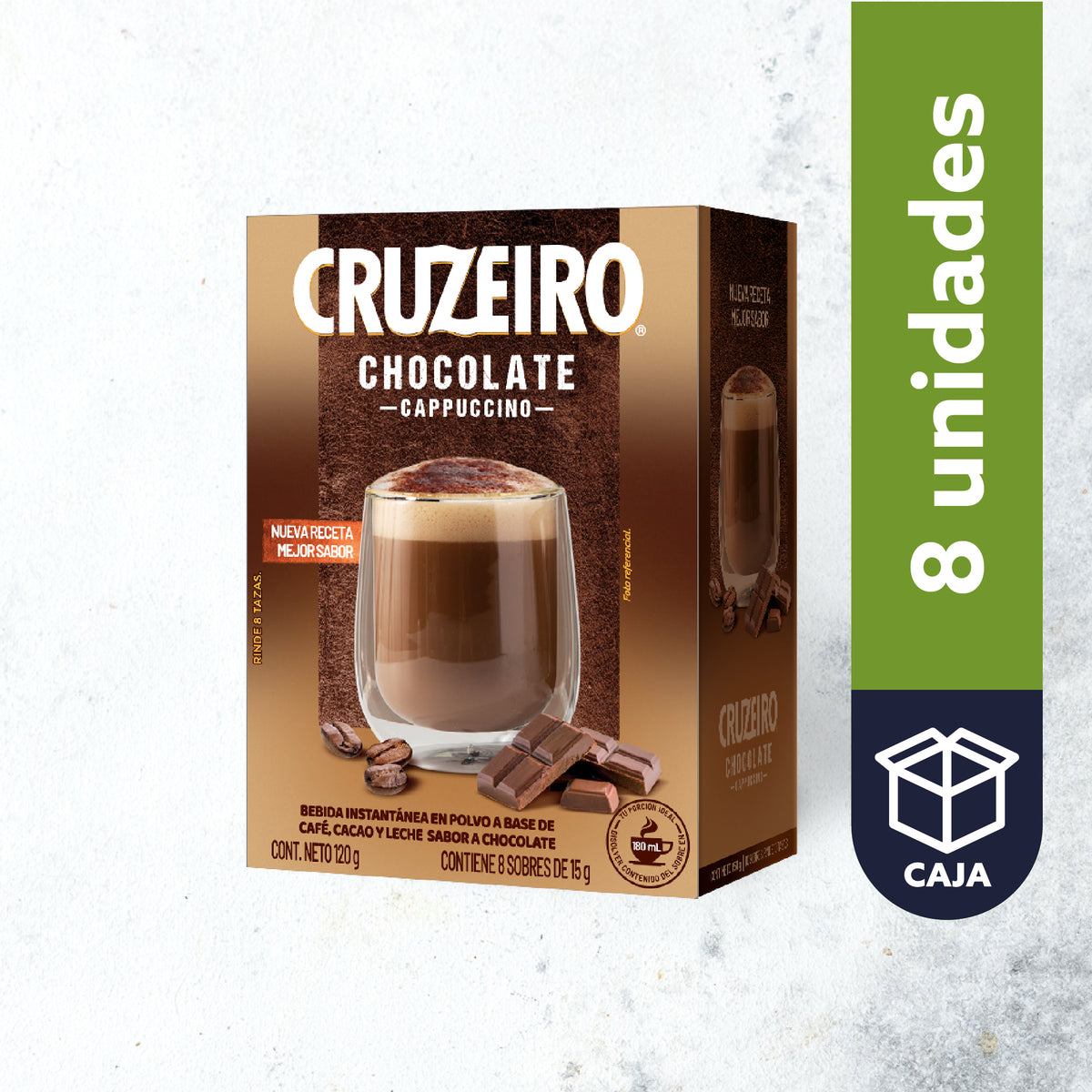 Mixer cruzeiro Cappuccino chocolate 120gr
