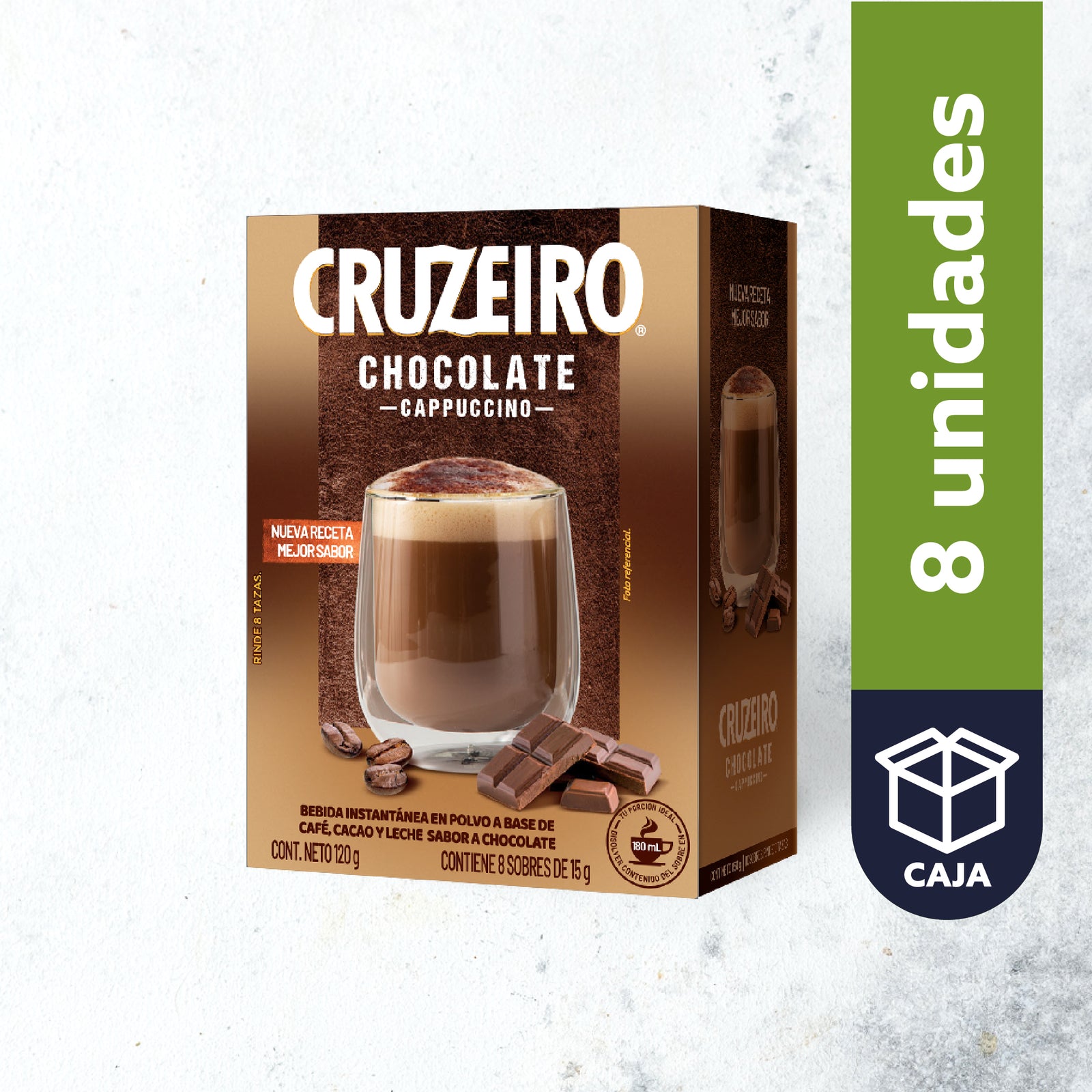 Mixer cruzeiro Cappuccino chocolate 120gr