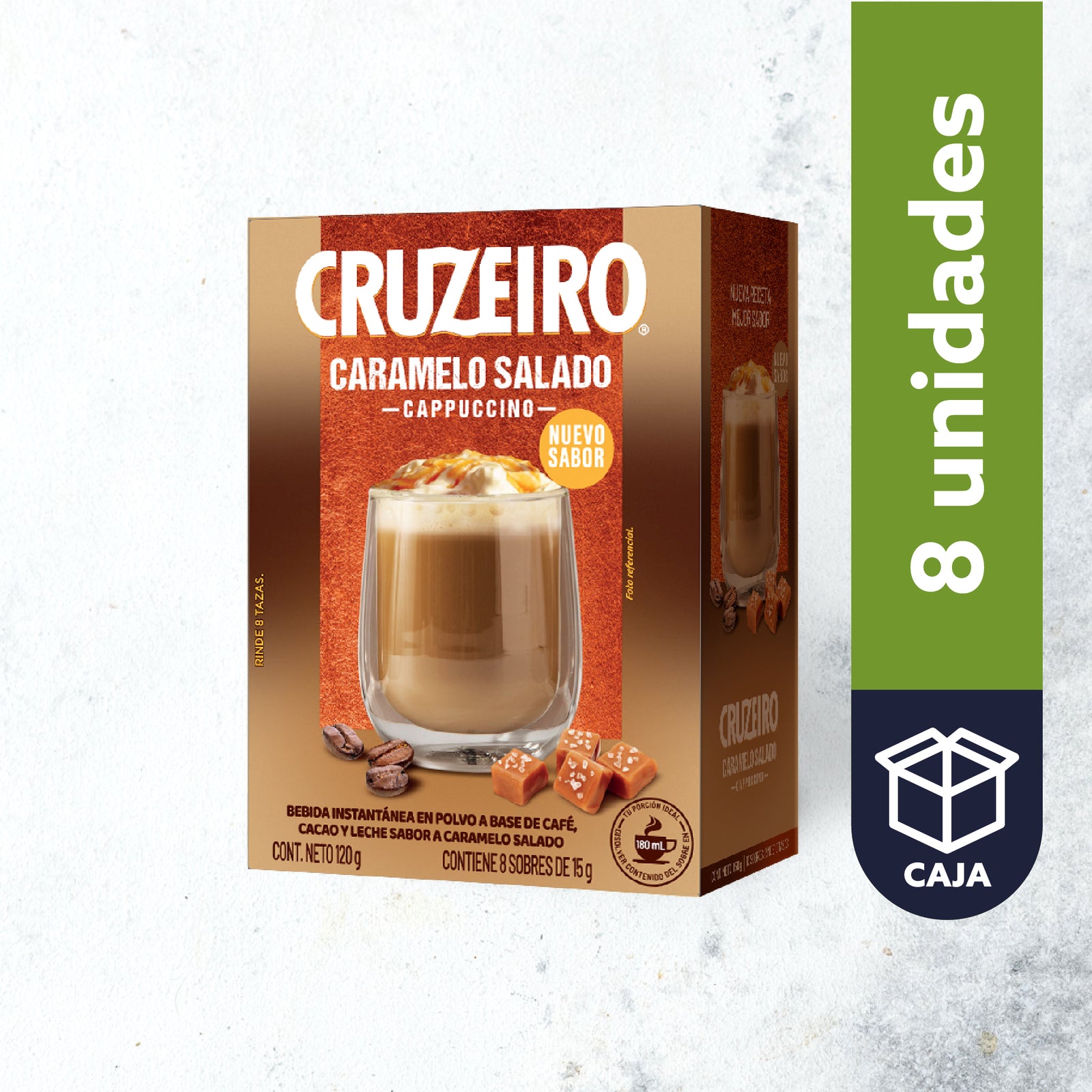 Mixer cruzeiro Cappuccino caramelo Salado 120gr