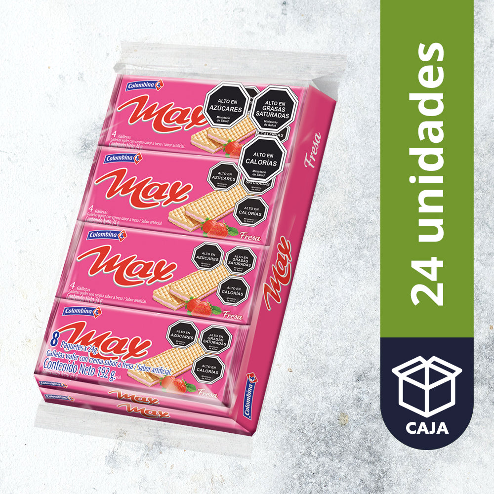 Galleta Max fresa 24gr