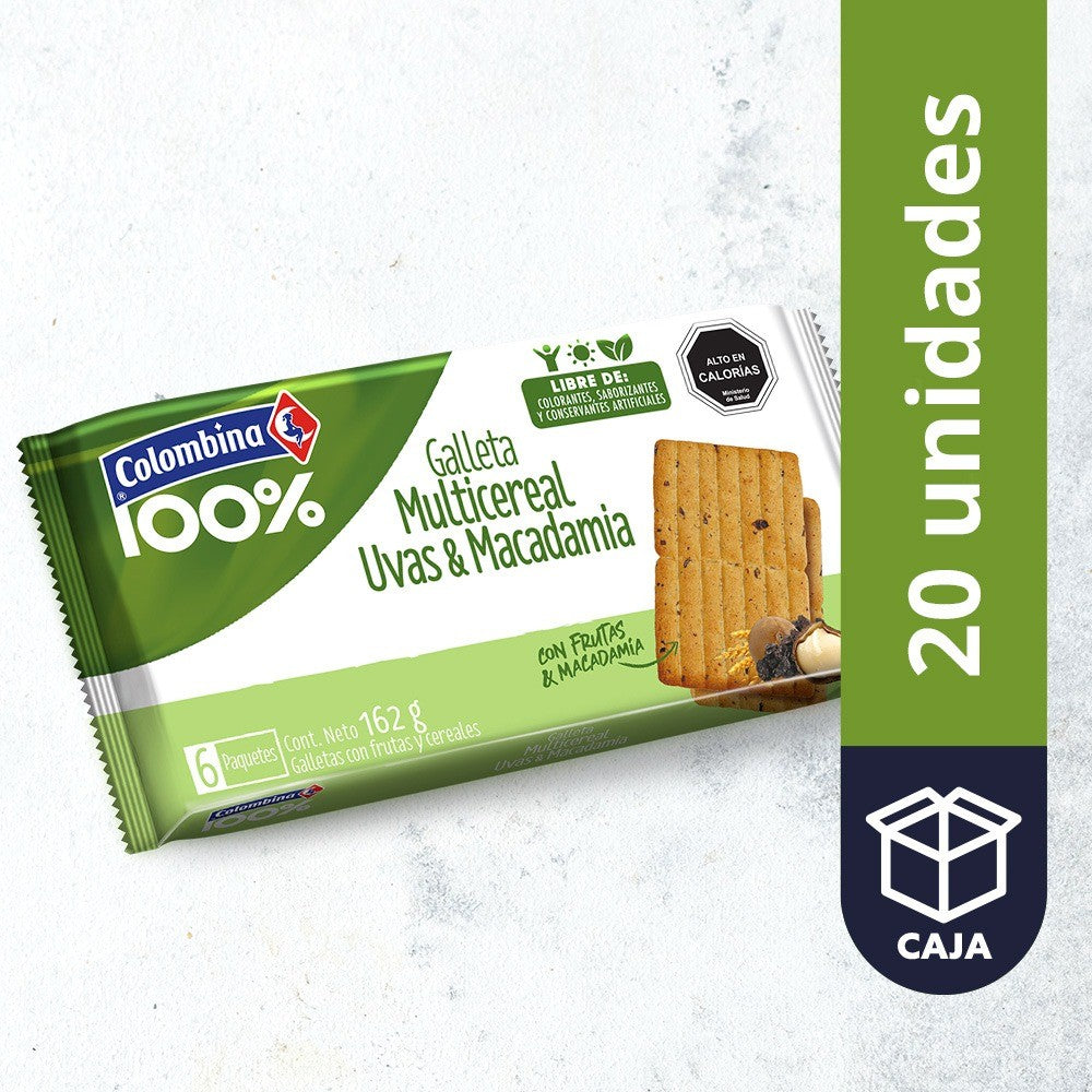 Galletas Crakeñas Macadamia 162g
