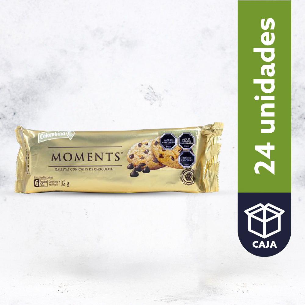Galleta Moments Chips de Chocolate 132gr