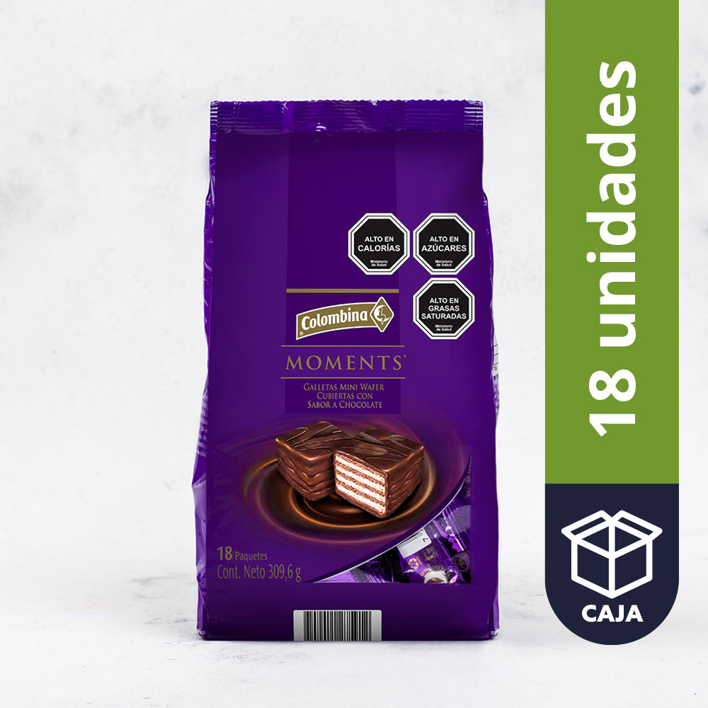 Galleta Moments cubierta 309gr