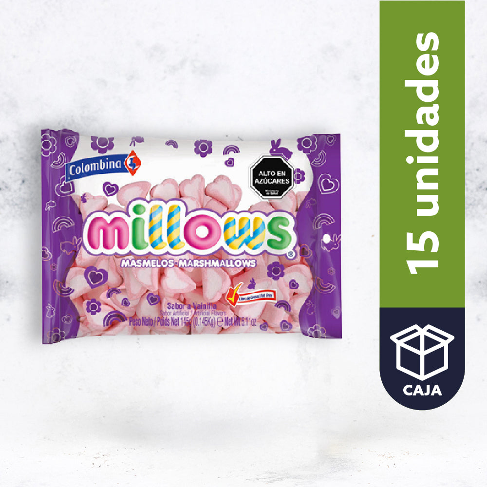 Masmelos Millows Corazones 145g
