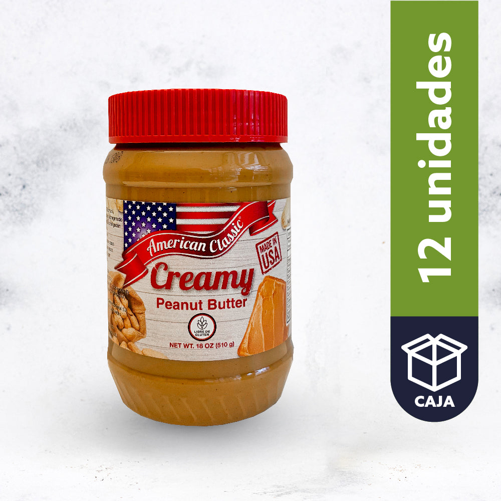 Mantequilla de Maní American Classic Cremosa 510 g