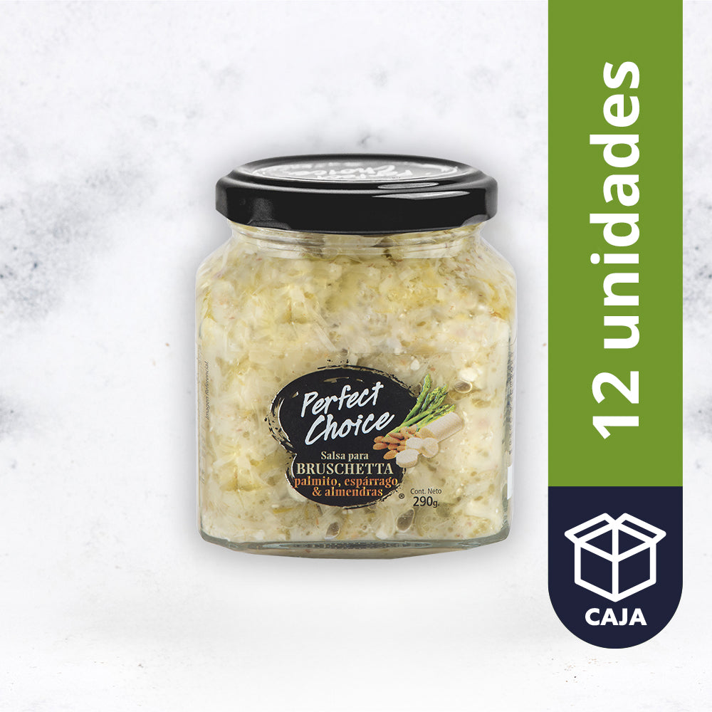 Bruschetta Palmito, Espárrago Verde y Almendra 280gr