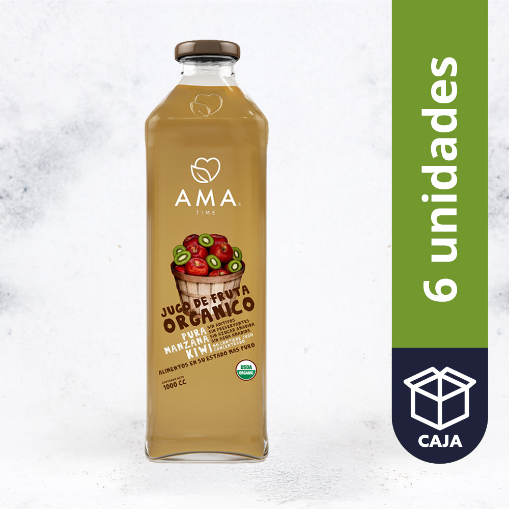 Jugo Manzana Kiwi Orgánico 1L