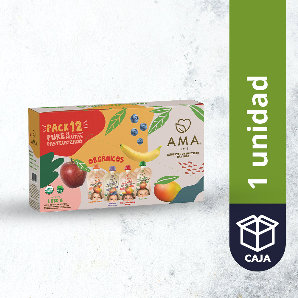 Puré Pack Multifruta Orgánico 1080gr