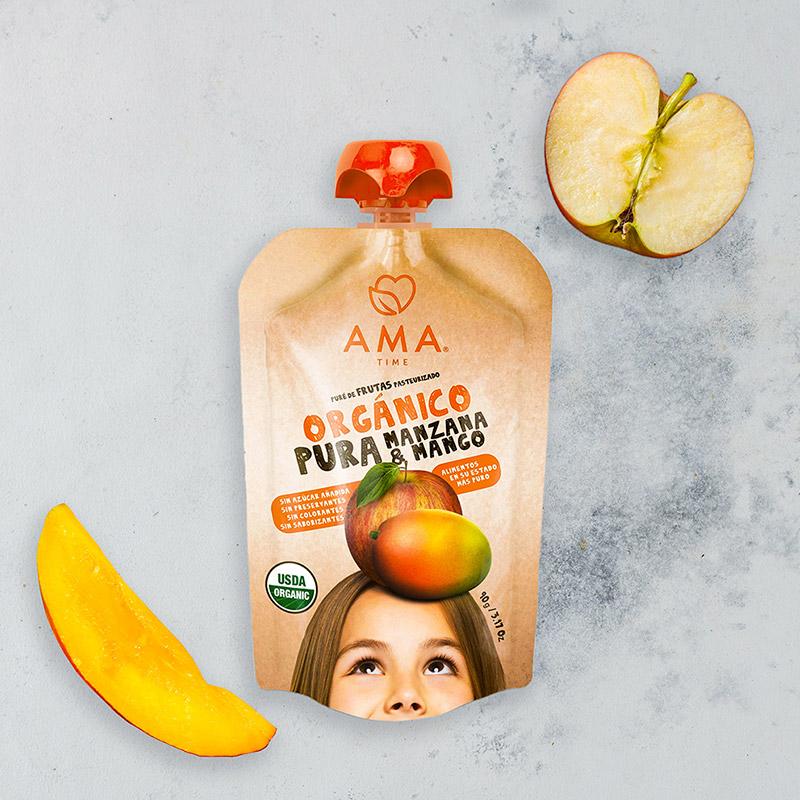 Puré de Manzana Mango Orgánico
